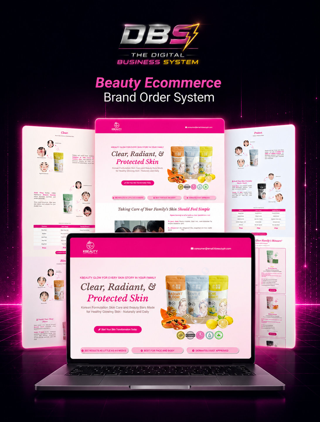 Beauty Ecommerce Brand Order System